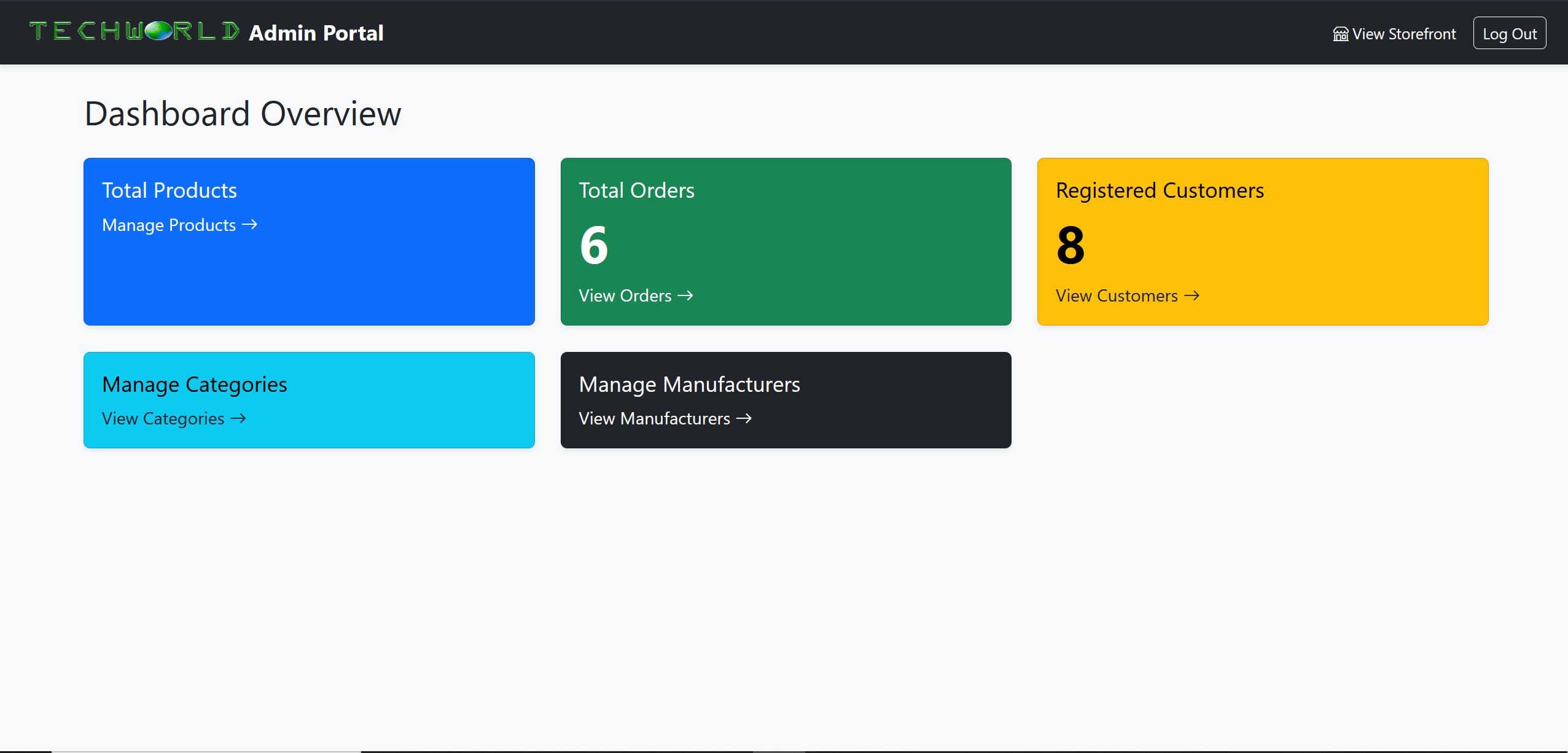 tech world screenshot